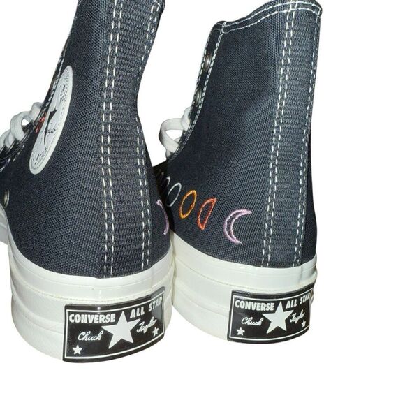 Converse Chuck High Mystic Symbols Sneakers Shoes Women’s 6.5 Black White Egret - Picture 4 of 6